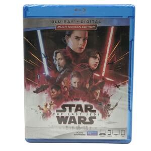 Star Wars The Last Jedi Blu-Ray Digital Brand New Sealed Multi-Screen Edition